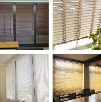 колаж деревянных жалюзи Колаж деревянных жалюзи